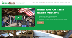 Desktop Screenshot of grassrootsfabricpots.com
