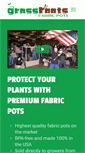 Mobile Screenshot of grassrootsfabricpots.com